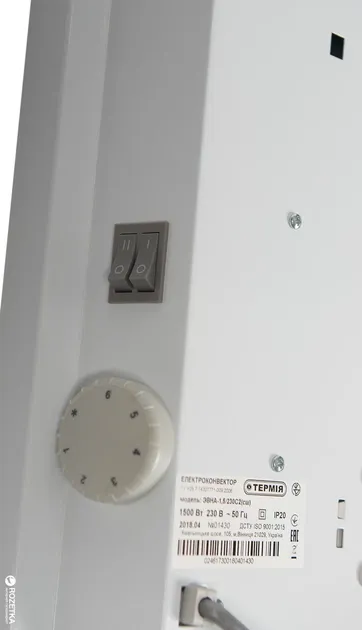 Электрический конвектор ТЕРМІЯ EVNA-1.5/230С2 (cш)