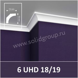 Плинтус Потолочный Solid 6 UHD 18/19 2м