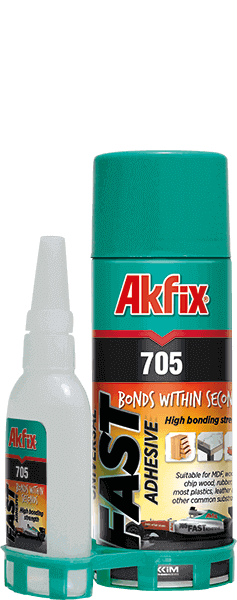 AKFIX 705 Երկկոմպոնենտ Ունիվերսալ Սոսինձ 400մլ+100գր