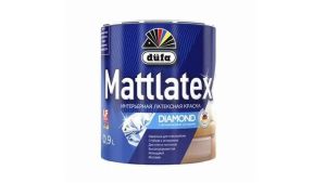 Dufa Ներկ Mattlatex խոնավ տարածքների լատեքսային  RD100 սպիտակ 0.9Լ