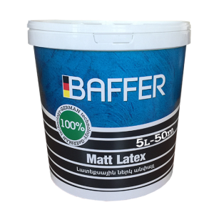 SHEN BАFFER L Լատեքսային ներկ անփայլ 3Լ