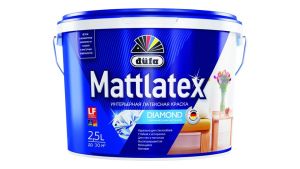 Dufa Ներկ Mattlatex խոնավ տարածքների լատեքսային  RD100 սպիտակ 2.5Լ