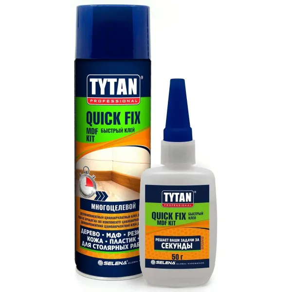 TYTAN PROFESSIONAL QUICK FIX  երկբաղադրիչ MDF-ի 200մլ/50գ