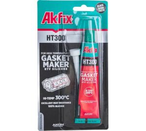 AKFIX HT300 Հրակայուն Սիլիկոն Սև 50մլ