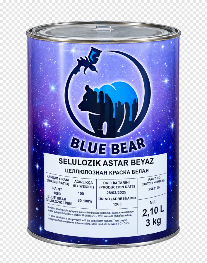 Blue Bear Նախաներկ Ցելյուլոզային (Astar Beyaz) 3կգ
