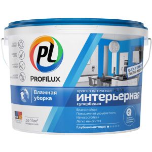 ProfiLux PL- 10L գերսպիտակ լատեքսային ներկ 14կգ