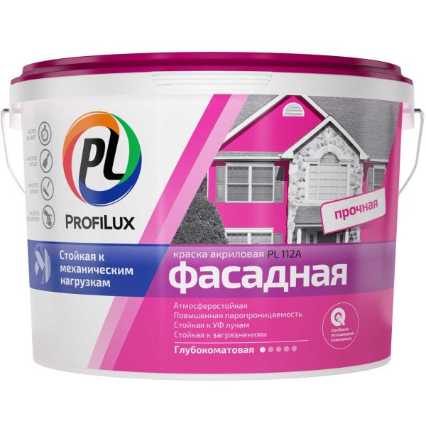 Profilux ВД PL- 112A Ճակատային ներկ ջրակայուն ակրիլային 3կգ