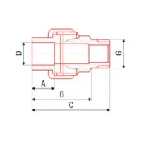 Ամերիկանկա ASG 20*1/2" արտաքին