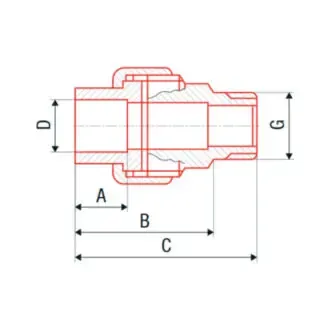 Ամերիկանկա ASG 20*1/2" արտաքին