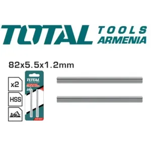 HSS Ռանդայի դանակ 2 հատ 82x5.5x1.2մմ TAC618201