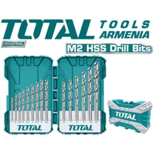 HSS M2 գայլիկոնների հավաքածու 15հատ TACSDL51502