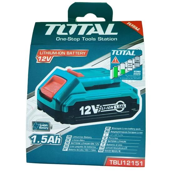 Литий-ионная батарея 12В/1,5Ач TBLI12151