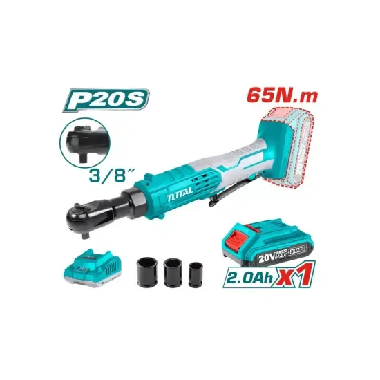 Լիթիում իոնային ճռիկ մարտկոցով 3/8" 20Վ TDRLI206015
