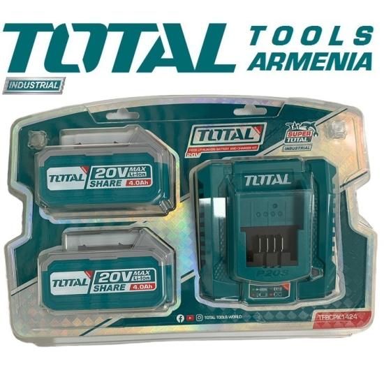 Մարտկոց Li-Ion և լիցքավորիչի հավաքածու TFBCPK1424