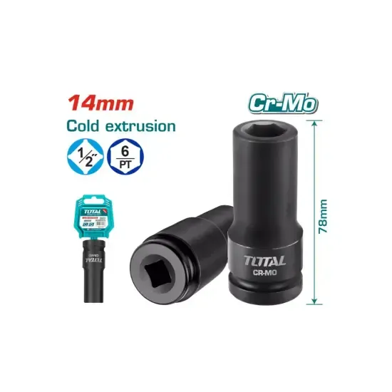 Ճռիկի հարվածային երկար գլխիկ 14մմ THDIS12141L