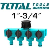Пластиковый шланговый соединитель 1"-3/4" THHC604101