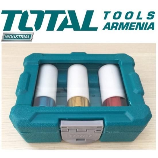 Набор не царапающих торцевых головок 3шт 1/2" THMLNS031