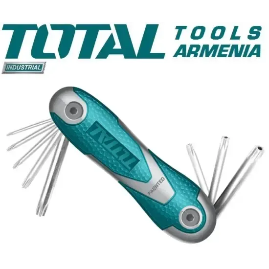 TORX բանալիների ծալովի հավաքածու 8հատ THT1061846