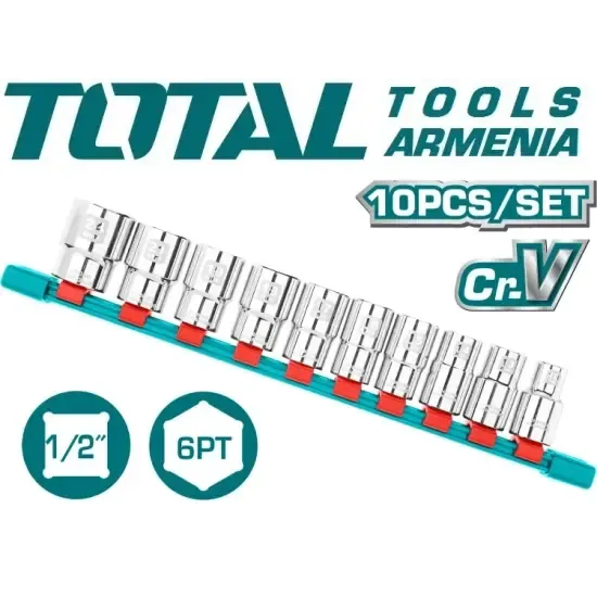 Ճռիկի գլխիկների հավաքածու 1/2 գլխիկներ 10-24մմ THT121101