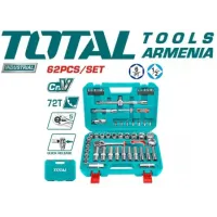 Գործիքների հավաքածու 1/2 դյույմ 62 կտոր THT121602