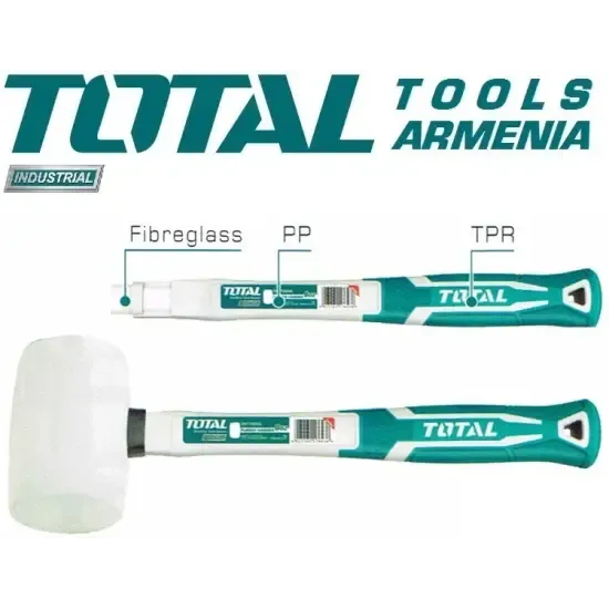 Մալետ (Մուրճ ռետինե) սպիտակ 220գ THT76836