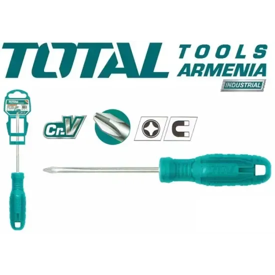 Крестовая отвертка Phillips PH2 SL 6x125мм THTDC2256