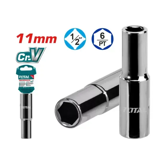 Удлиненная торцевая головка 11мм - 1/2"  THTST12113L