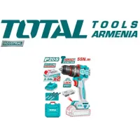 Компактная бесщеточная аккумуляторная ударная дрель TIDLI20558