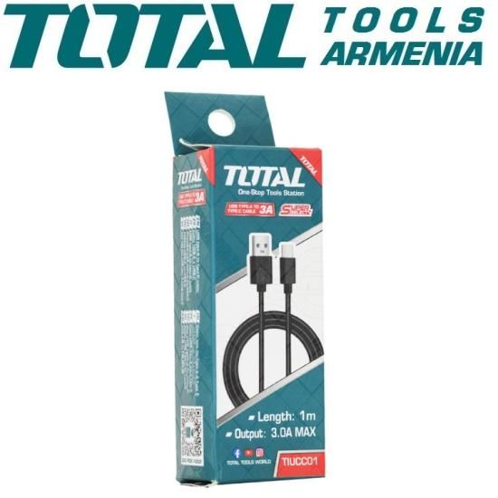 USB Type-C մալուխ 1մ TIUCC01