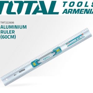 Линейка алюминиевая с уровнем 600мм TMT222606