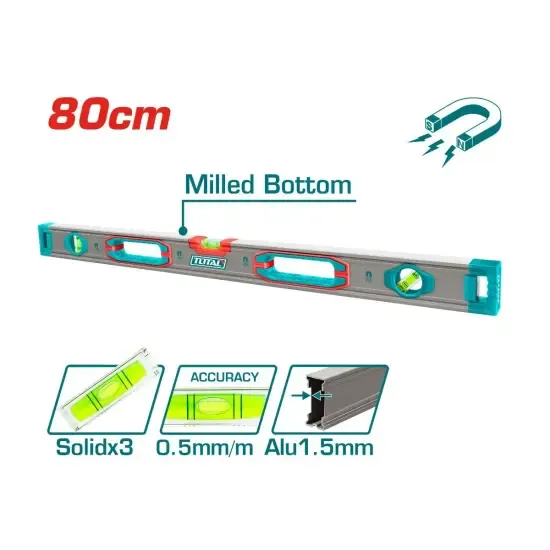 Հարթաչափ հզոր մագնիսներով 800մմ TMT28028M