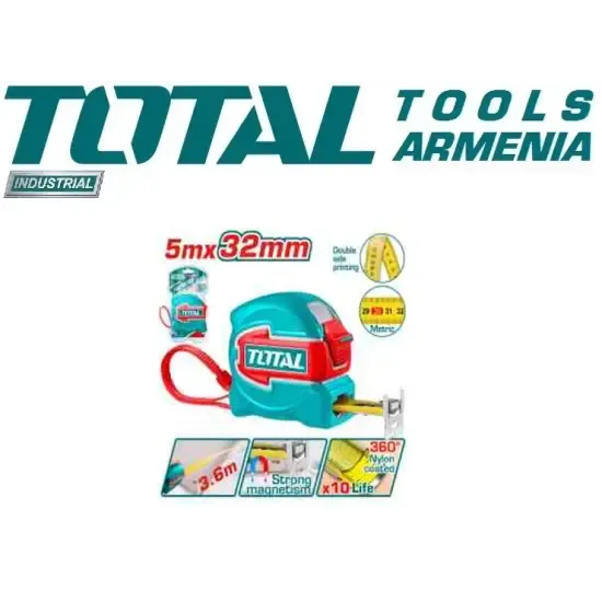 Պողպատե չափիչ ժապավեն 5մ TMT80532M
