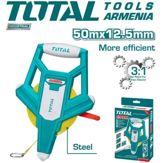 Չափիչ ժապավեն (ռուլետկա) 50մ TMTF13506