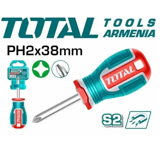 Պտուտակահան խաչաձև PH2x38մմ TSDPH2038