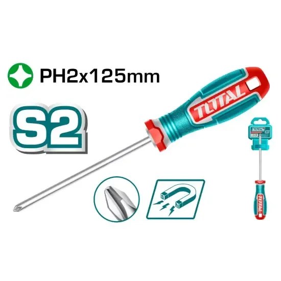 Պտուտակահան խաչաձև PH2x125մմ TSDPH2125