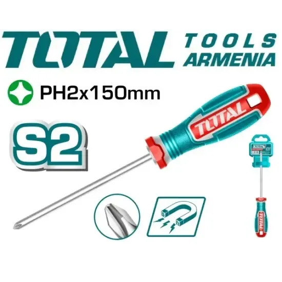 Պտուտակահան խաչաձև PH2x150մմ TSDPH2150