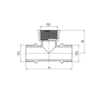 Եռաբախշիչ Նիկել ASG 1/2" HBH MFM
